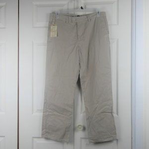Men's Puddy Flat Front Pockets Zip Closure Pants